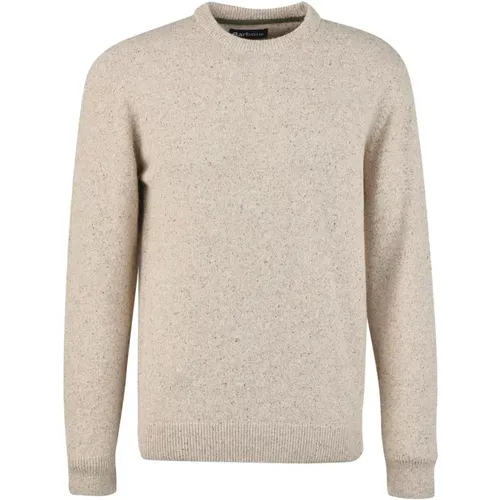 Grey Sweaters with Classic Crewneck Design , male, Sizes: 2XL, XL - Barbour - Modalova