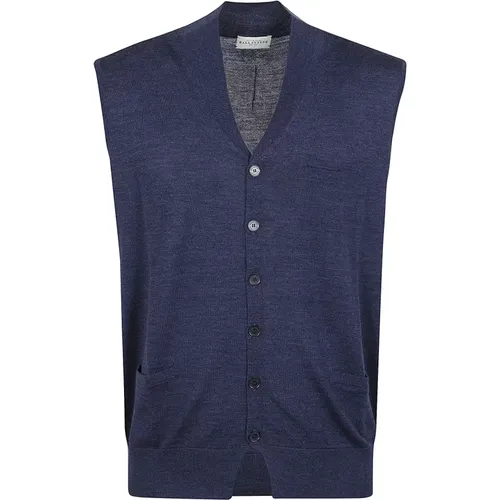 Vests, male, , Size: 2XL Wool Waistcoat Classic Design - Ballantyne - Modalova