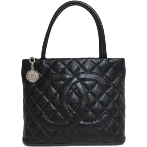 Pre-owned Tote Bags, female, , Size: ONE SIZE Pre-owned Leather totes - Chanel Vintage - Modalova