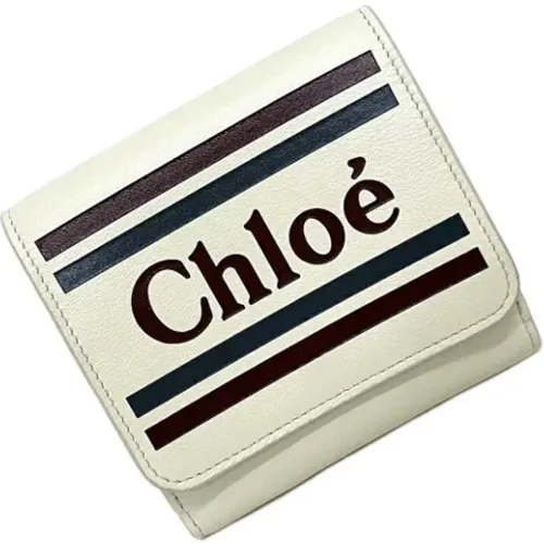 Pre-owned Wallets, female, , Size: ONE SIZE Pre-owned Leather wallets - Chloé Pre-owned - Modalova