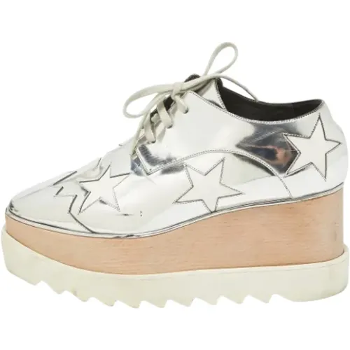 Pre-owned Leather sneakers , female, Sizes: 4 UK - Stella McCartney Pre-owned - Modalova