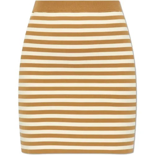 Short Skirts, female, , Size: S Striped pattern skirt Domizia - Max Mara - Modalova