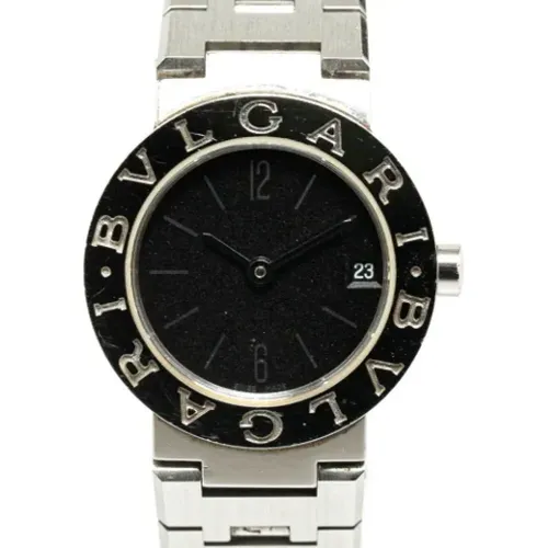 Pre-owned Watches, male, , Size: ONE SIZE Pre-owned Stainless Steel watches - Bvlgari Vintage - Modalova