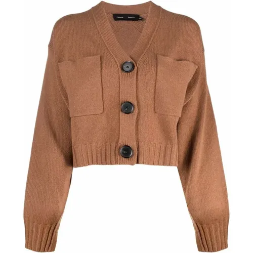 Eco cashmere cardigan , female, Sizes: L, XS - Proenza Schouler - Modalova