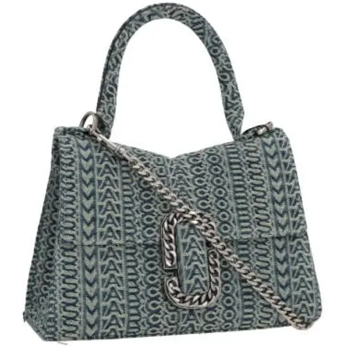 Denim Blue Handbag with Chain Strap , female, Sizes: ONE SIZE - Marc Jacobs - Modalova