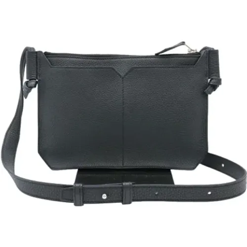 Pre-owned Cross Body Bags, male, , Size: ONE SIZE Pre-owned Leather shoulder-bags - Hermès Vintage - Modalova