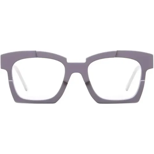 Misty Lilac Square Eyeglasses , female, Sizes: ONE SIZE - Kuboraum - Modalova