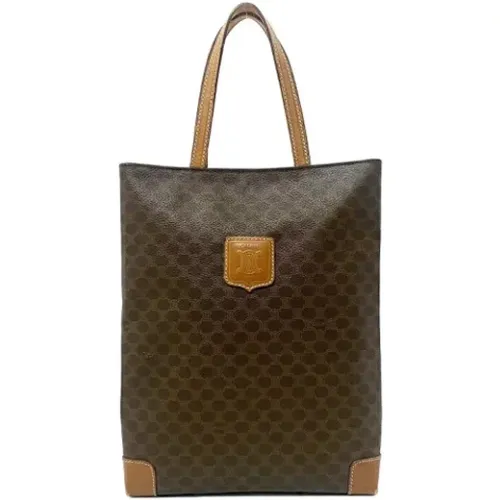 Pre-owned Tote Bags, female, , Size: ONE SIZE Pre-owned Leather celine-bags - Celine Vintage - Modalova