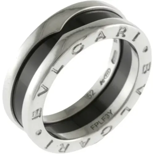 Pre-owned Jewellery, female, , Size: ONE SIZE Pre-owned Silver rings - Bvlgari Vintage - Modalova