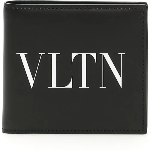 Vltn Bi Fold Wallet , male, Sizes: ONE SIZE - Valentino Garavani - Modalova