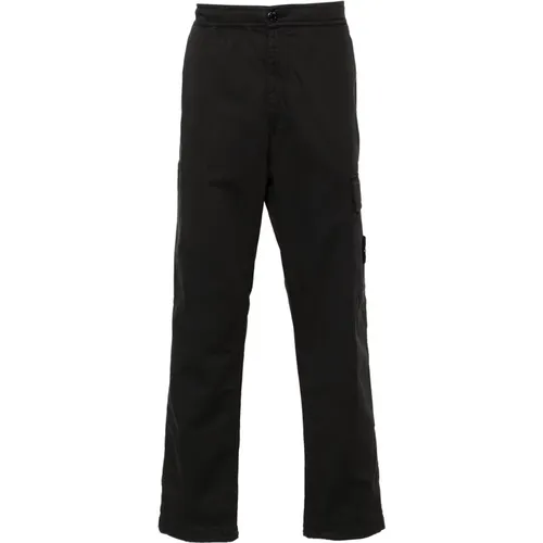 Cargo Drawstring Trousers , male, Sizes: W31 - Stone Island - Modalova