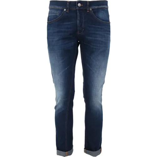 Slim Fit Denim Jeans , male, Sizes: W32 - Dondup - Modalova