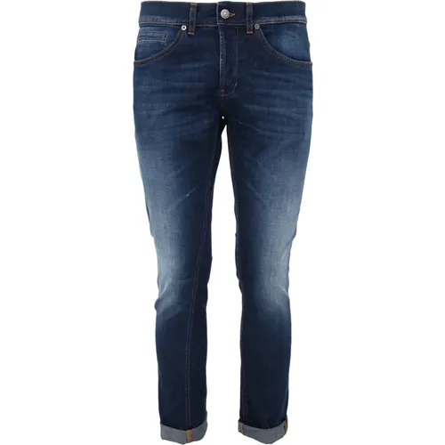 Slim Fit Denim Jeans , male, Sizes: W34, W38 - Dondup - Modalova