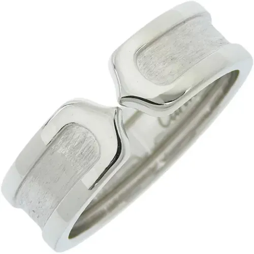 Pre-owned White Gold rings , female, Sizes: ONE SIZE - Cartier Vintage - Modalova