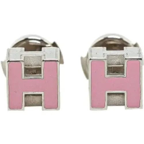 Pre-owned Metal earrings , female, Sizes: ONE SIZE - Hermès Vintage - Modalova