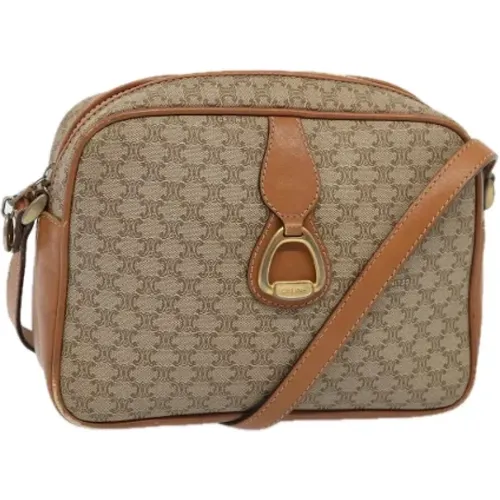 Pre-owned Cross Body Bags, female, , Size: ONE SIZE Pre-owned Canvas celine-bags - Celine Vintage - Modalova