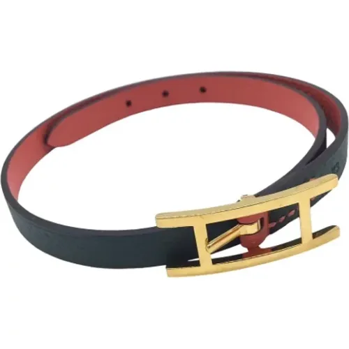 Pre-owned Jewellery, female, , Size: ONE SIZE Pre-owned Leather bracelets - Hermès Vintage - Modalova