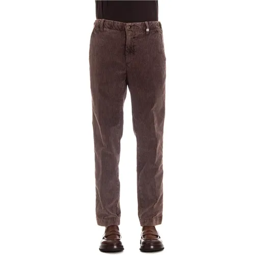 Braune Chino Hose mit Handwerkskunst - Myths - Modalova