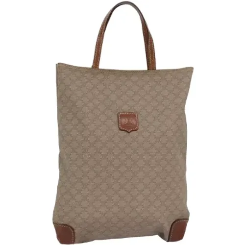 Pre-owned Tote Bags, female, , Size: ONE SIZE Pre-owned Canvas handbags - Celine Vintage - Modalova