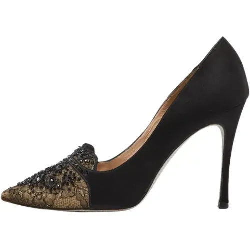 Pre-owned Pumps, female, , Size: 11 1/2 US Pre-owned Lace heels - René Caovilla Pre-owned - Modalova