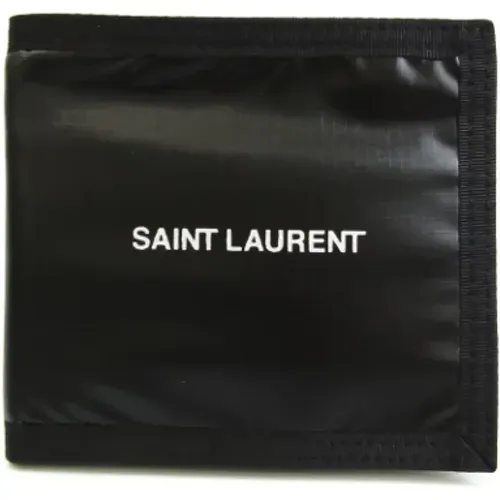 Gebrauchte schwarze Nylon-Brieftasche - Saint Laurent Vintage - Modalova