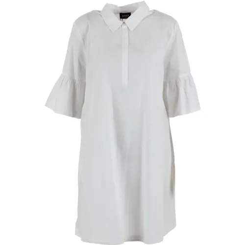 Weiße Baumwoll-Mini-Kleid Isarco , Damen, Größe: 2XS - Marella - Modalova