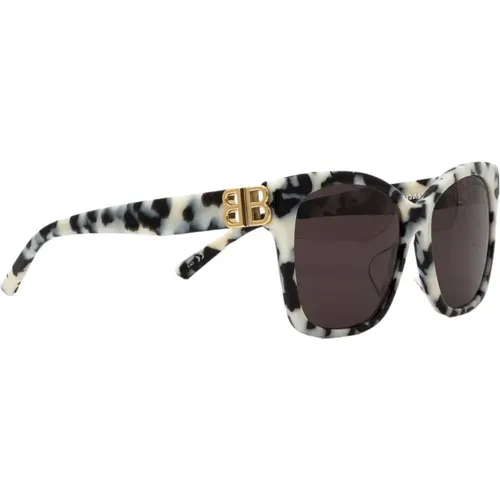 Butterfly Sunglasses Black White Acetate , female, Sizes: ONE SIZE - Balenciaga - Modalova