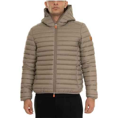 Winter Jackets, male, , Size: 2XL Quilted Hooded Donald Jacket - Save The Duck - Modalova