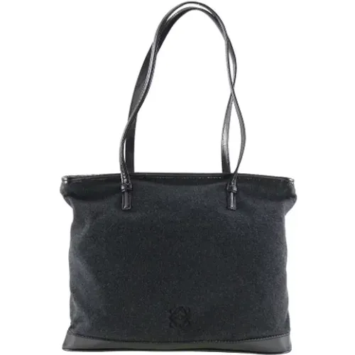 Pre-owned Tote Bags, female, , Size: ONE SIZE Pre-owned Canvas totes - Loewe Pre-owned - Modalova