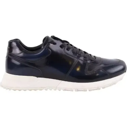 Pre-owned Leather sneakers , male, Sizes: 9 UK - Louis Vuitton Vintage - Modalova