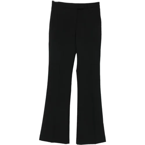 Wide Trousers, female, , Size: M Elegant Wool Blend Trousers - Seventy - Modalova