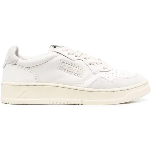 Retro Leather Sneaker , female, Sizes: 5 UK - Autry - Modalova