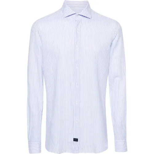 Stylish Shirts , male, Sizes: M - Fay - Modalova