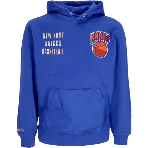 Hoodies, male, , Size: S NBA Team Vintage Logo Fleece Hoodie - Mitchell & Ness - Modalova