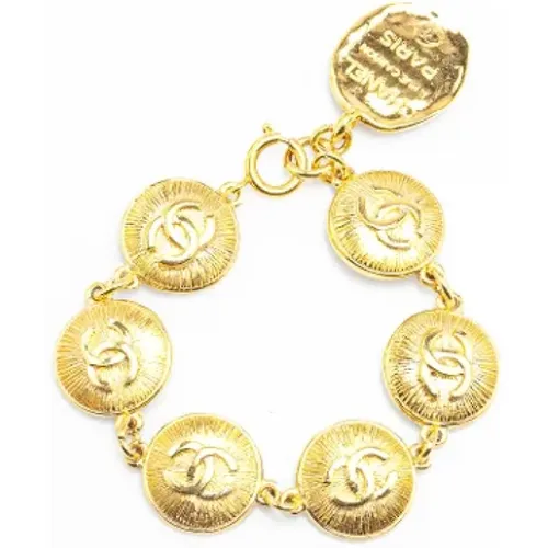 Pre-owned Jewellery, female, , Size: ONE SIZE Pre-owned Metal bracelets - Chanel Vintage - Modalova