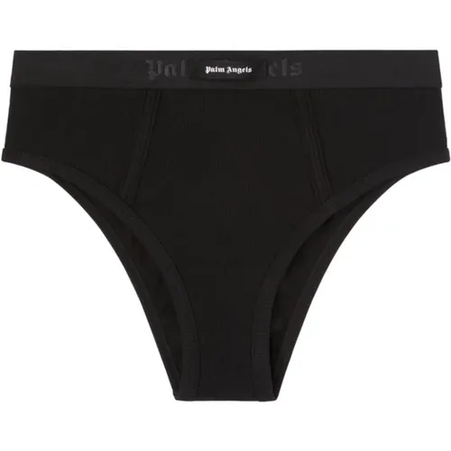 Logo High Waist Underwear , female, Sizes: XS, S, M - Palm Angels - Modalova