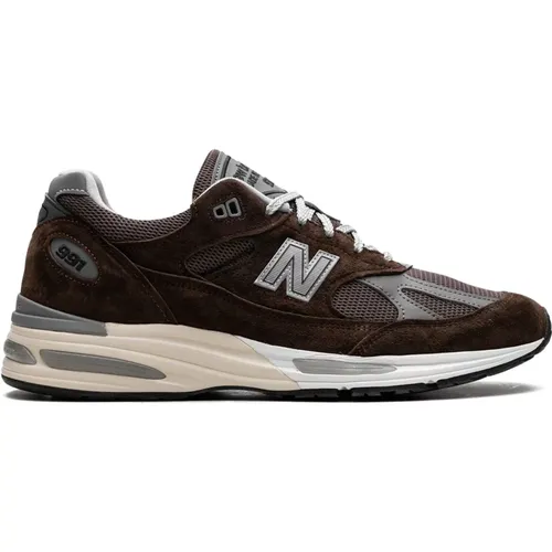 UK 991v2 Sneakers , Damen, Größe: 42 1/2 EU - New Balance - Modalova