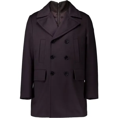 Double-Breasted Coats, male, , Size: M Sargas Prato Mantel - Duno - Modalova