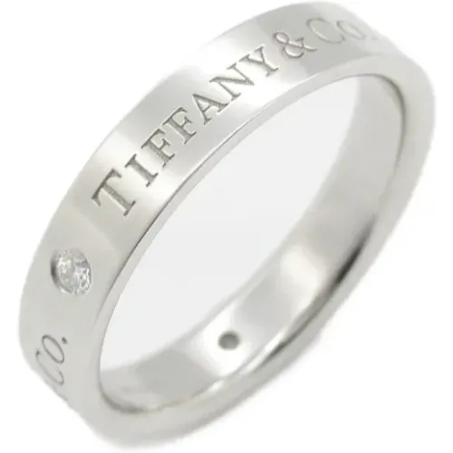 Pre-owned Jewellery, female, , Size: ONE SIZE Pre-owned Platinum rings - Tiffany & Co. Pre-owned - Modalova