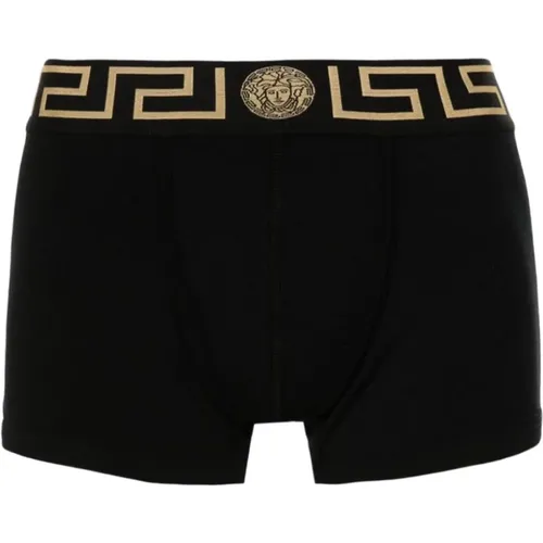 Signature Greca Detailing Underwear , male, Sizes: M - Versace - Modalova