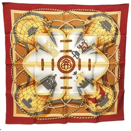 Pre-owned Scarves, female, , Size: ONE SIZE Pre-owned Silk scarves - Hermès Vintage - Modalova