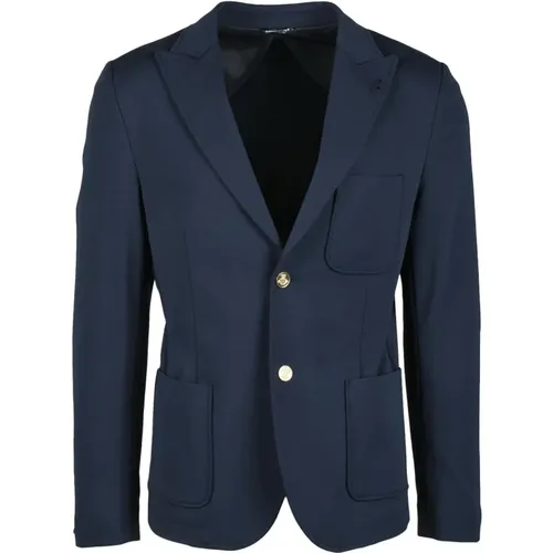 Blazers, male, , Size: M Jacket - Daniele Alessandrini - Modalova