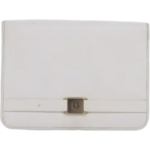 Pre-owned Clutches, female, , Size: ONE SIZE Pre-owned Leather clutches - Dior Vintage - Modalova