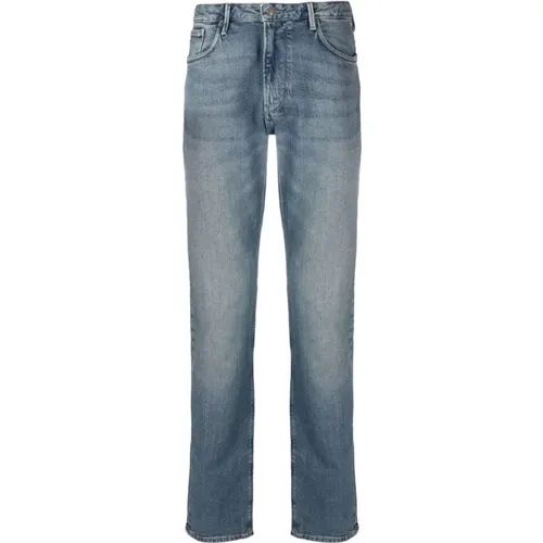 J061 Jeans, 99% Cotton, 1% Elastan, 5 Pockets , male, Sizes: W34 L34, W33 L34, W38 L34 - Emporio Armani - Modalova