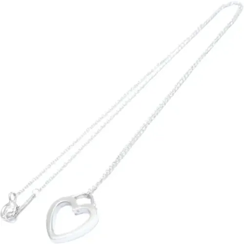 Pre-owned Jewellery, female, , Size: ONE SIZE Pre-owned Silver necklaces - Tiffany & Co. Pre-owned - Modalova