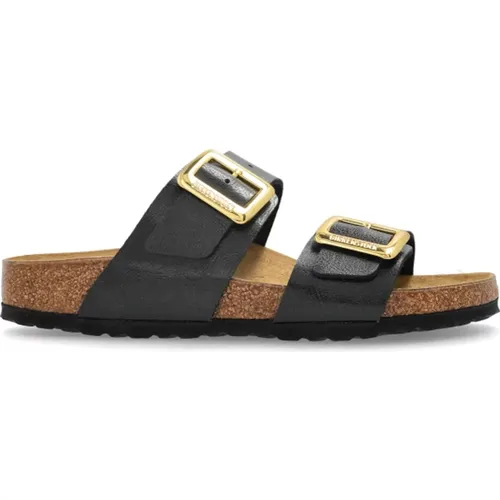 Sliders, female, , Size: 7 US Slides Sydney Cushion Buckle Narrow - Birkenstock - Modalova