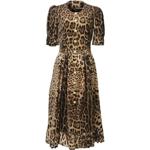 Pre-owned Velvet dresses , female, Sizes: S - Dolce & Gabbana Pre-owned - Modalova