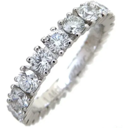 Pre-owned Jewellery, female, , Size: ONE SIZE Pre-owned Platinum rings - Cartier Vintage - Modalova