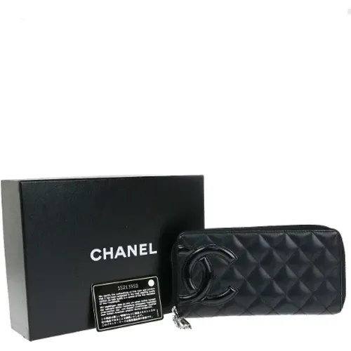 Pre-owned Leather wallets , female, Sizes: ONE SIZE - Chanel Vintage - Modalova