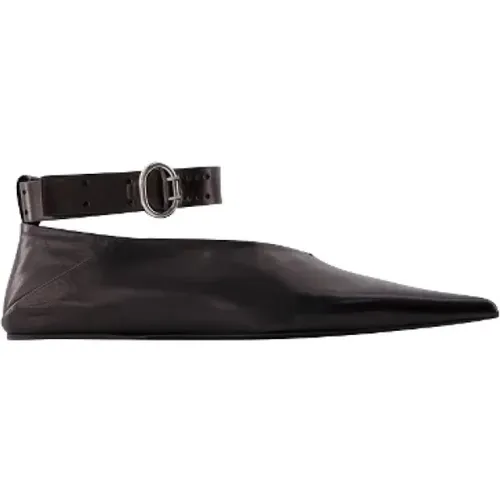 Leder flats Jil Sander - Jil Sander - Modalova